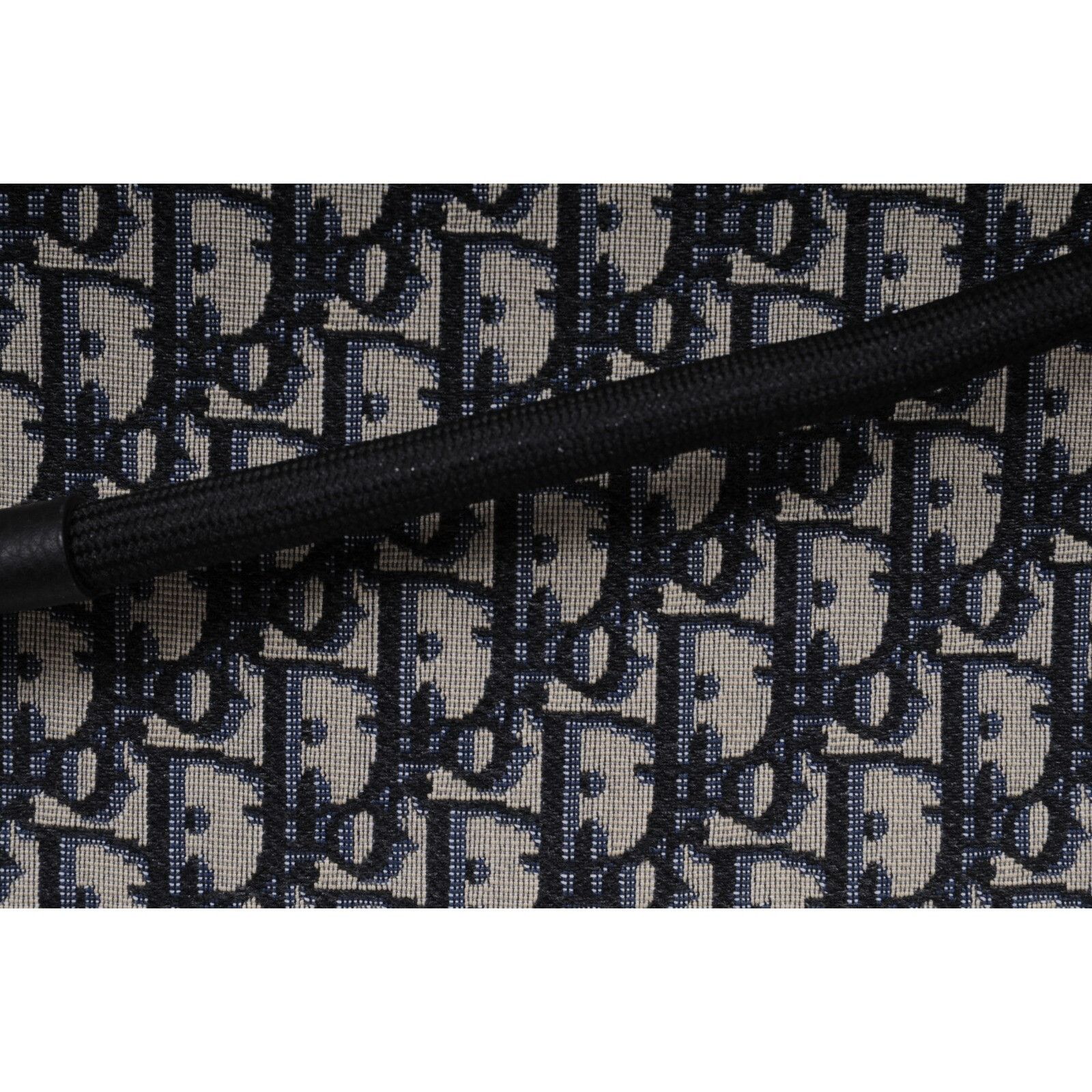 Dior Dior Oblique Logo Wrist Pouch Travel Folder File Black Blue Size ONE SIZE - 5 Thumbnail