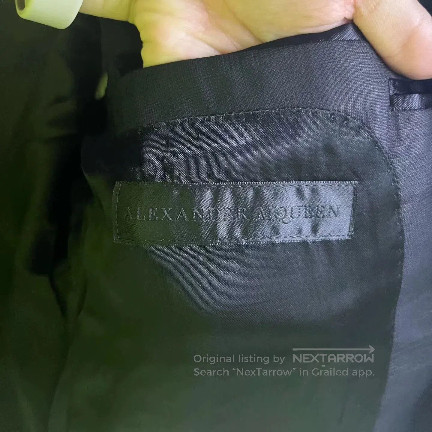 Alexander McQueen Alexander McQueen Black Solid Blazer Jacket. Size US S / EU 44-46 / 1 - 3 Thumbnail