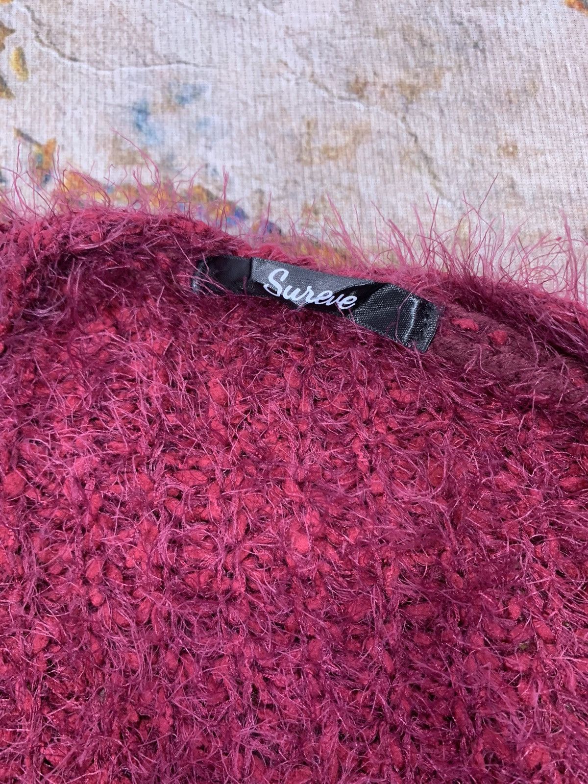Issey Miyake × Japanese Brand Crazy Fuzzy Mohair Red Kurtcobain Style Sweater Size US M / EU 48-50 / 2 - 4 Thumbnail
