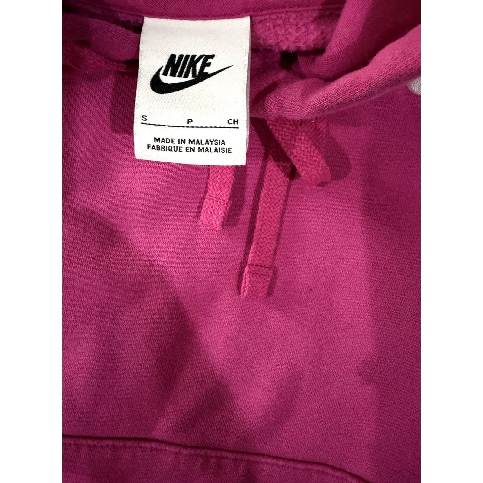 Nike Nike Hoodie Mens S Pink Pullover Fleece Sweatshirt Kangaroo Pocket Swoosh Size US S / EU 44-46 / 1 - 5 Thumbnail