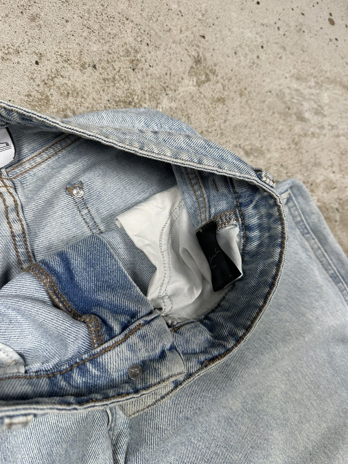 Karl Kani Vintage Y2K Karl Kani Carpenter Baggy Distressed Denim Pants Size US 31 - 14 Thumbnail