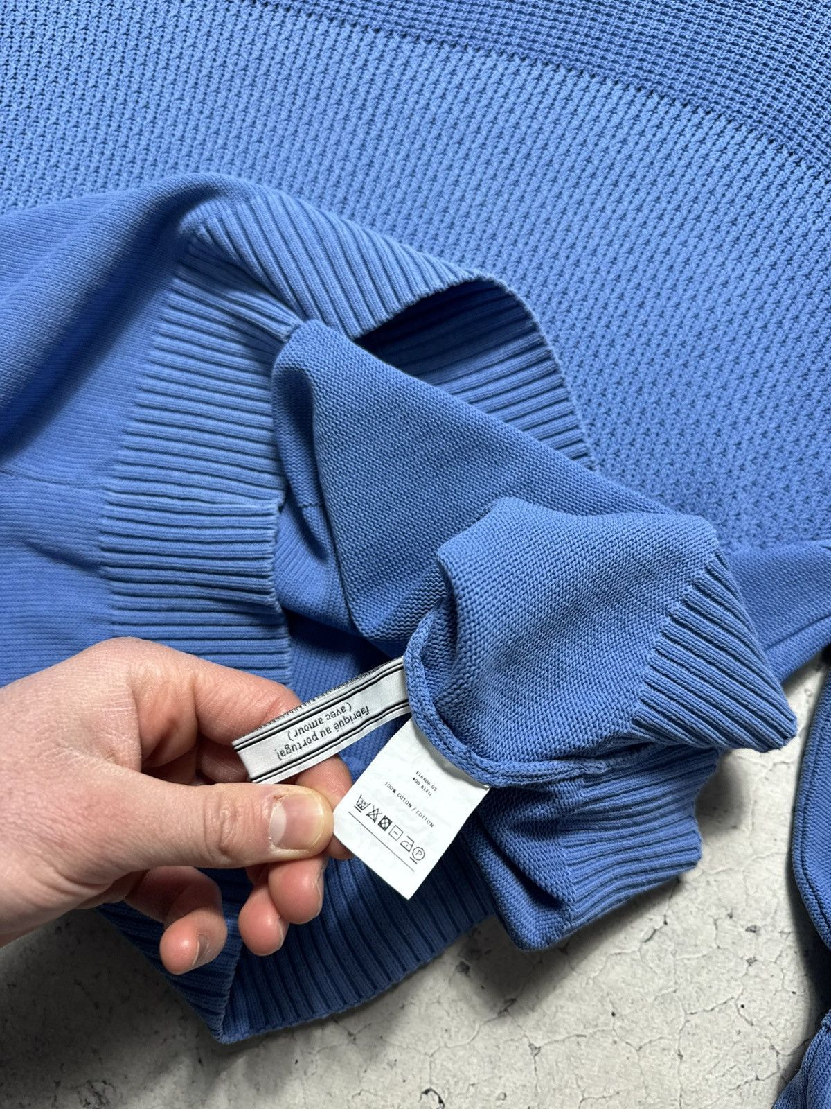 AMI Ami Luxury Striped Sweater Blue Size US L / EU 52-54 / 3 - 5 Thumbnail