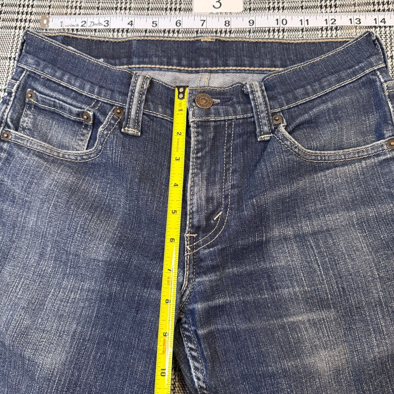 Levi's Levi's 511 Men's Jeans Dark Blue Denim Slim Stretch 29x32 Size US 29 - 6 Thumbnail