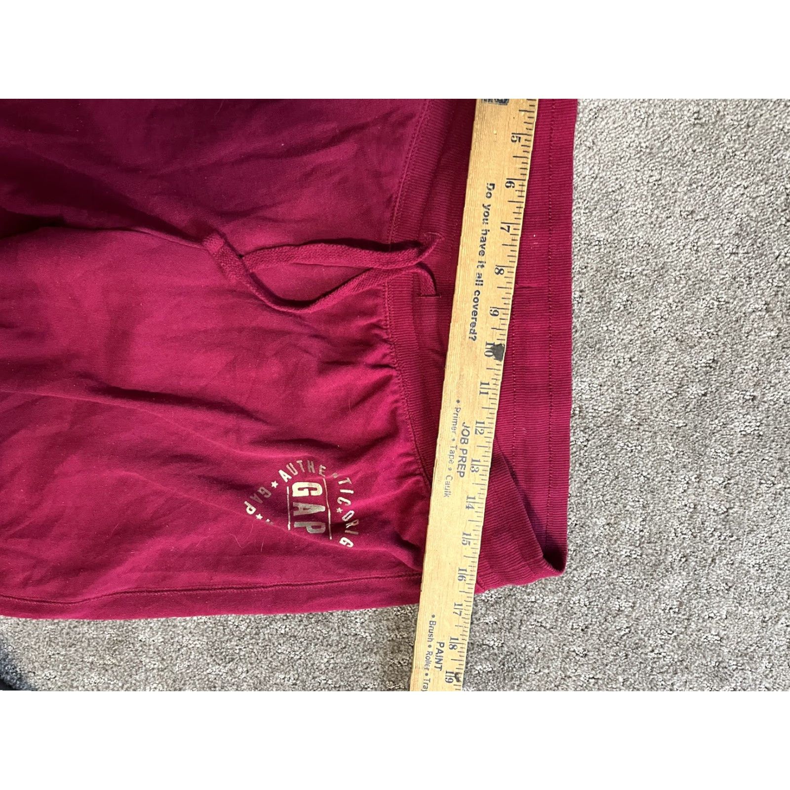 Gap Vintage Gap Women’s Tapered Jersey Pants M Red Activewear Lounge Joggers Size 32" / US 10 / IT 46 - 5 Thumbnail