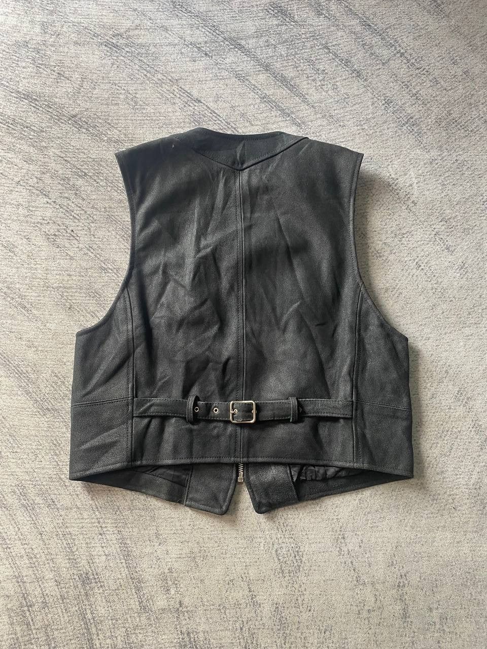 Harley Davidson Nicole Monsieur Biker Leather Sleeveless Jacket Size US S / EU 44-46 / 1 - 3 Thumbnail