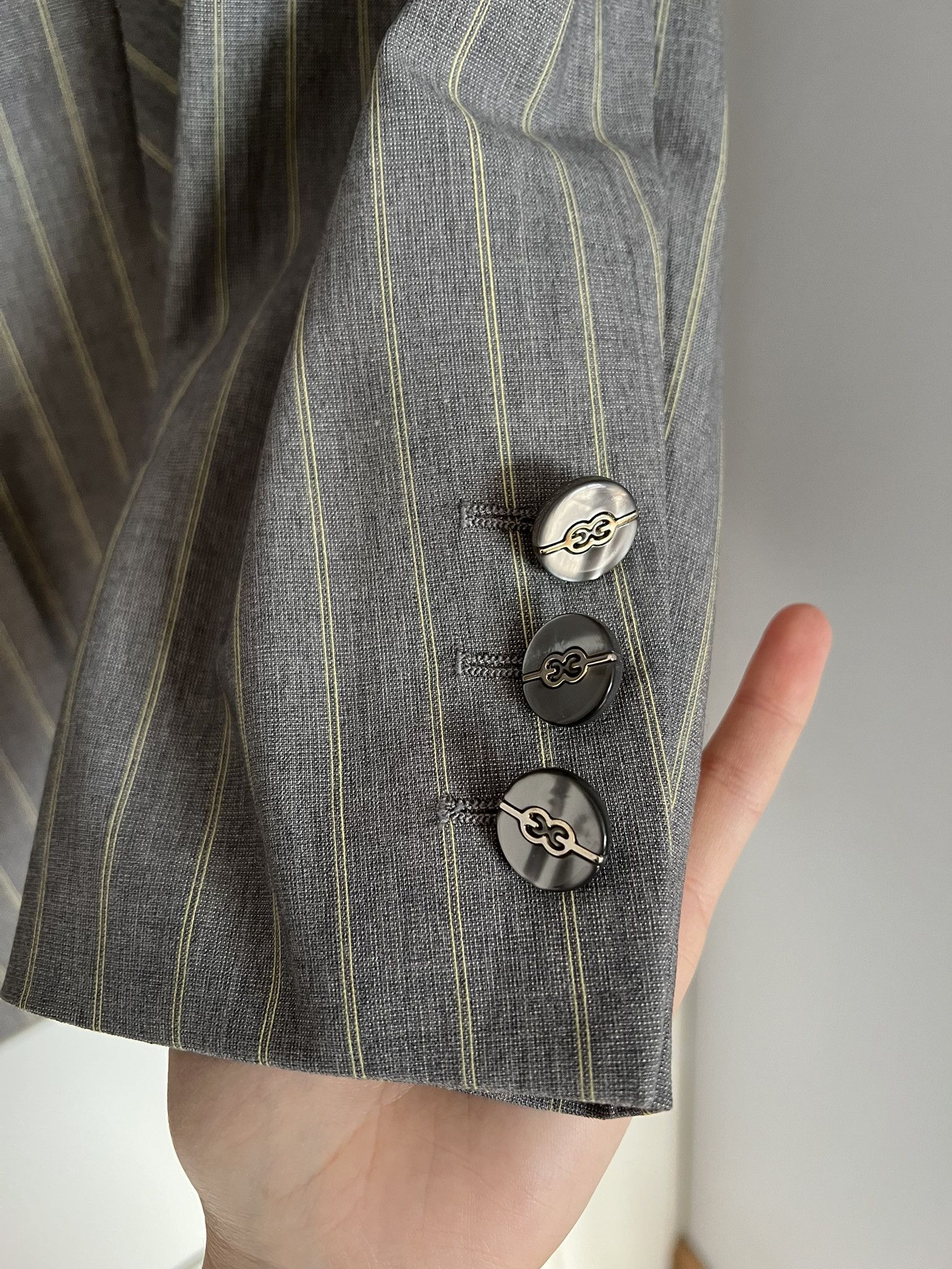 Escada Two pieces set suit skirt blazer jacket Escada vintage Size L / US 10 / IT 46 - 6 Thumbnail
