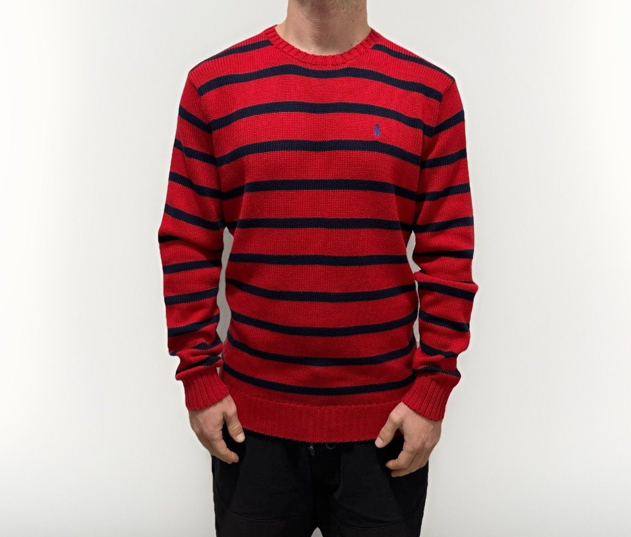Polo Ralph Lauren Polo Ralph Lauren Mens Striped Knit Sweater Freddy Krueger Size US M / EU 48-50 / 2 - 1 Thumbnail