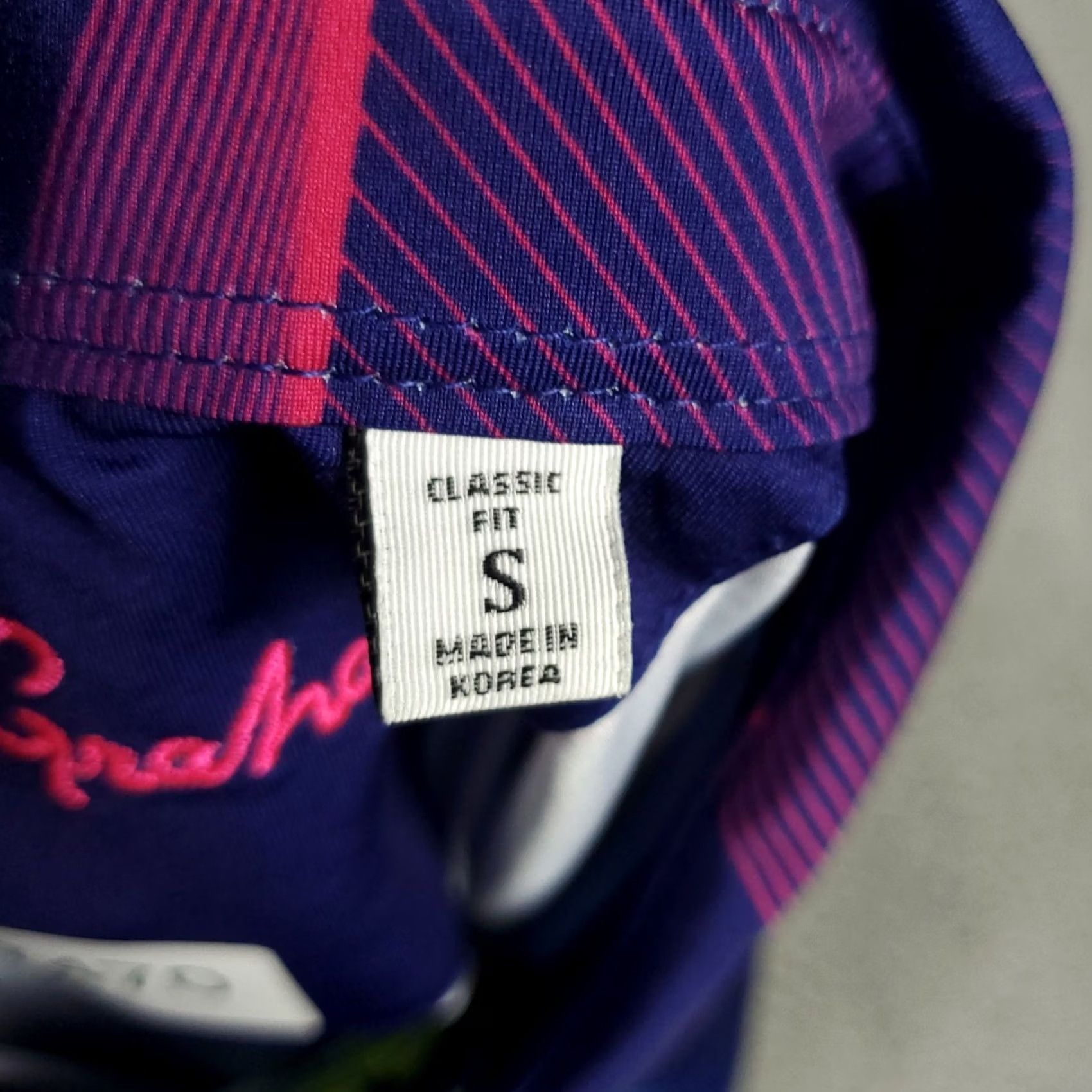 Robert Graham Robert Graham Polo Shirt Mens Small Purple Star Print Polyester Golf Stretch Polo Size US S / EU 44-46 / 1 - 7 Thumbnail