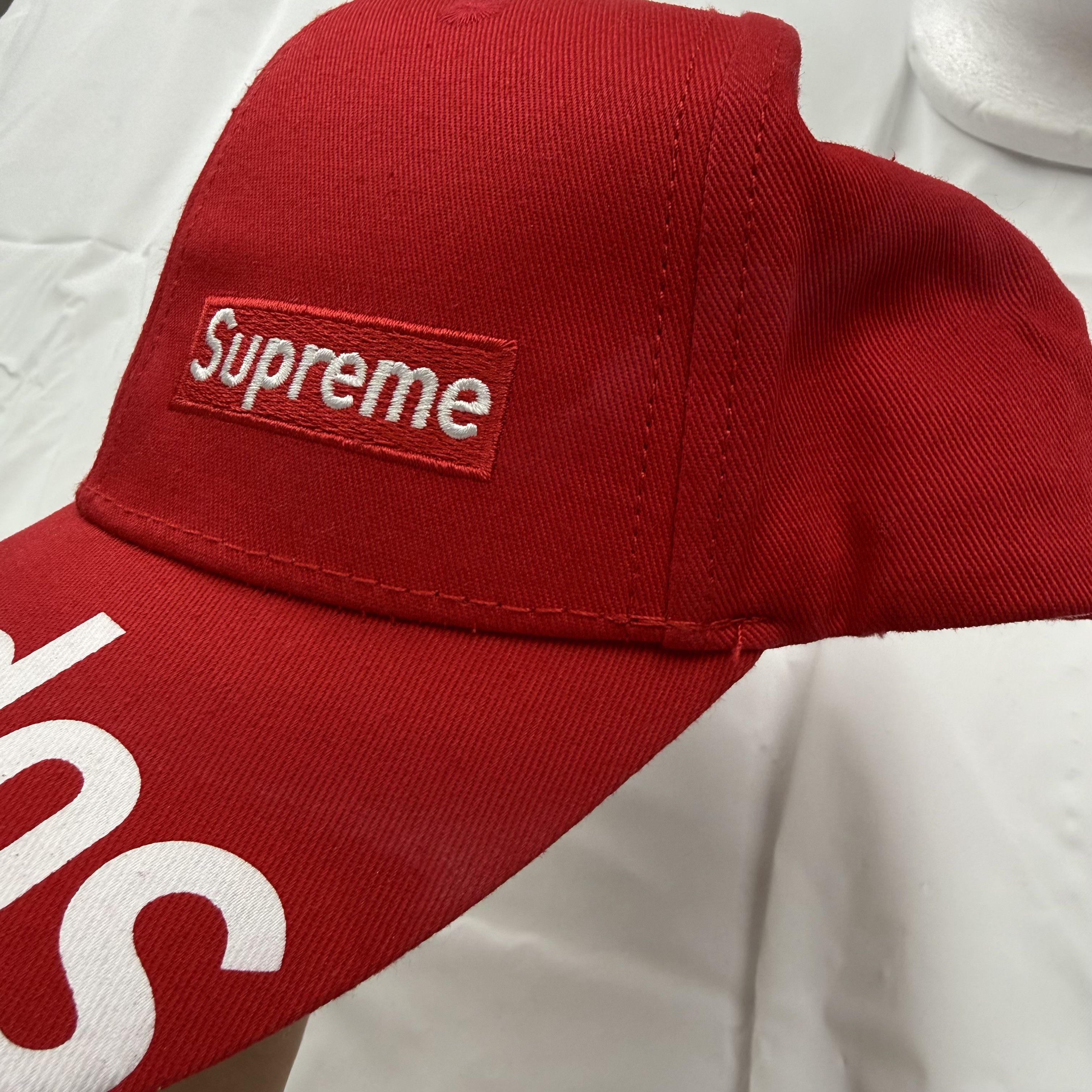Supreme Supreme Red Baseball Cap Hat Box Adjustable Strapback Mens Size ONE SIZE - 8 Thumbnail