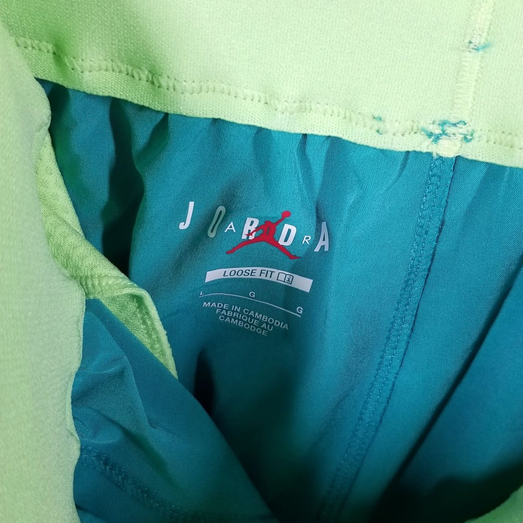 Nike Nike Jordan Women’s High Waisted Shorts Blue Teal Large Loose New DQ4455 322 Size 32" / US 10 / IT 46 - 7 Thumbnail