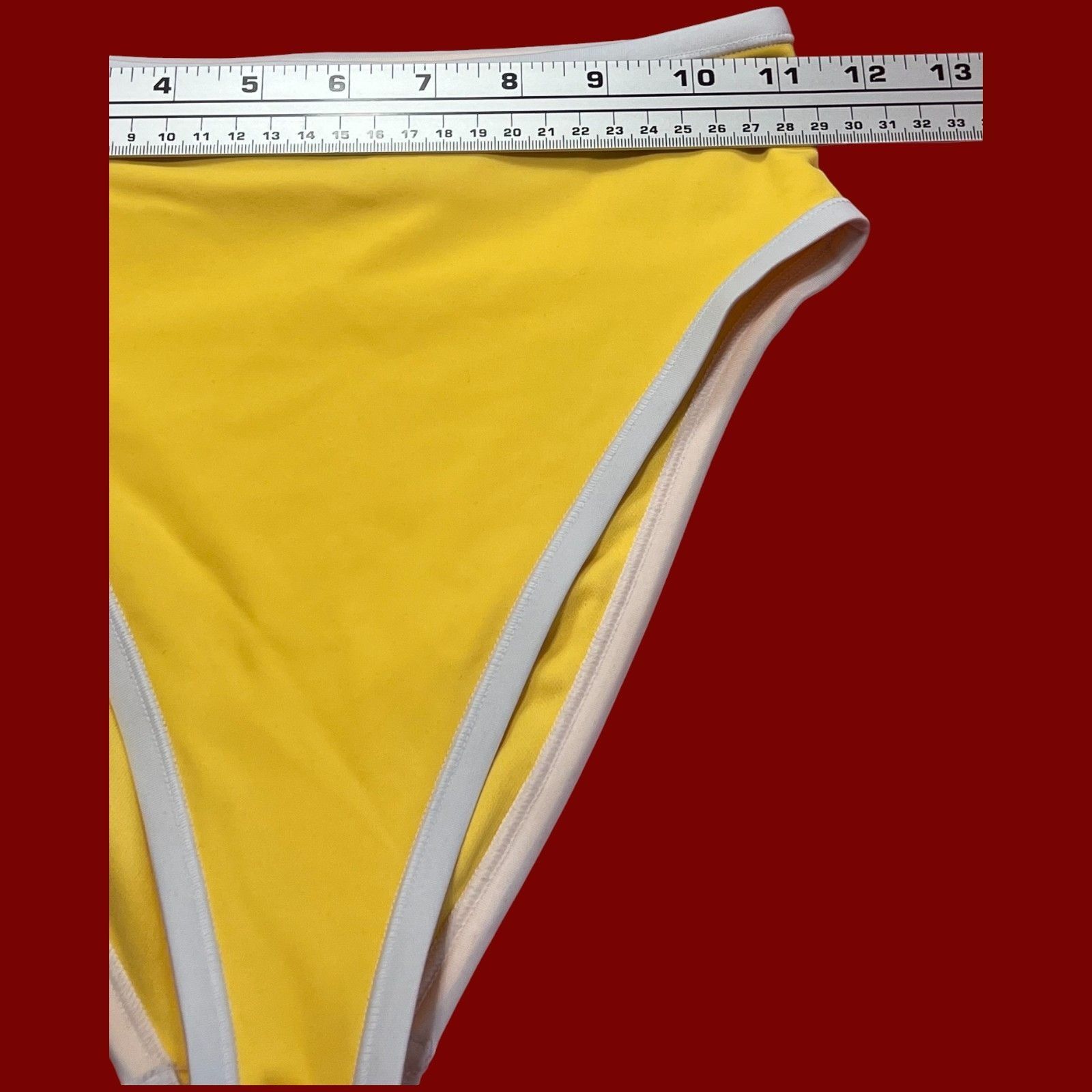 Other Shade & Shore-Women's High Waist High Leg Cheeky Contrast Ba Size ONE SIZE - 5 Thumbnail