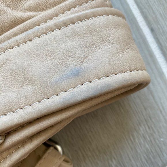 Allsaints NWT All Saints Cole Biker Leather Jacket Sand Brown Sz 2 Size XS / US 0-2 / IT 36-38 - 9 Thumbnail