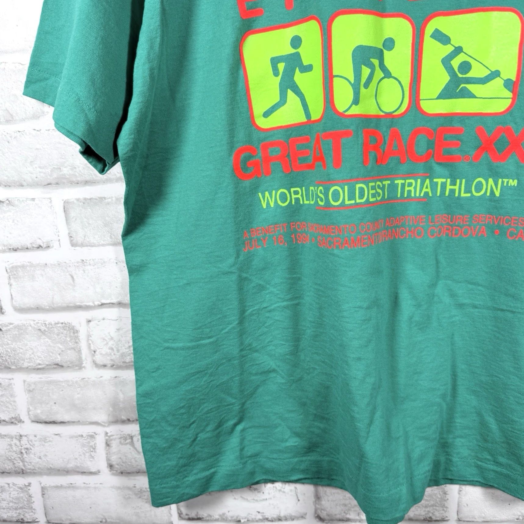 Fruit Of The Loom VTG Fruit Of The Loom Eppies Great Race Graphic Tee Mens L Single Stitch USA Size US L / EU 52-54 / 3 - 3 Thumbnail