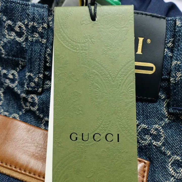 Gucci Gucci Gucci Vintage GG Denim Pants for Men -2506 Size US 32 / EU 48 - 6 Thumbnail