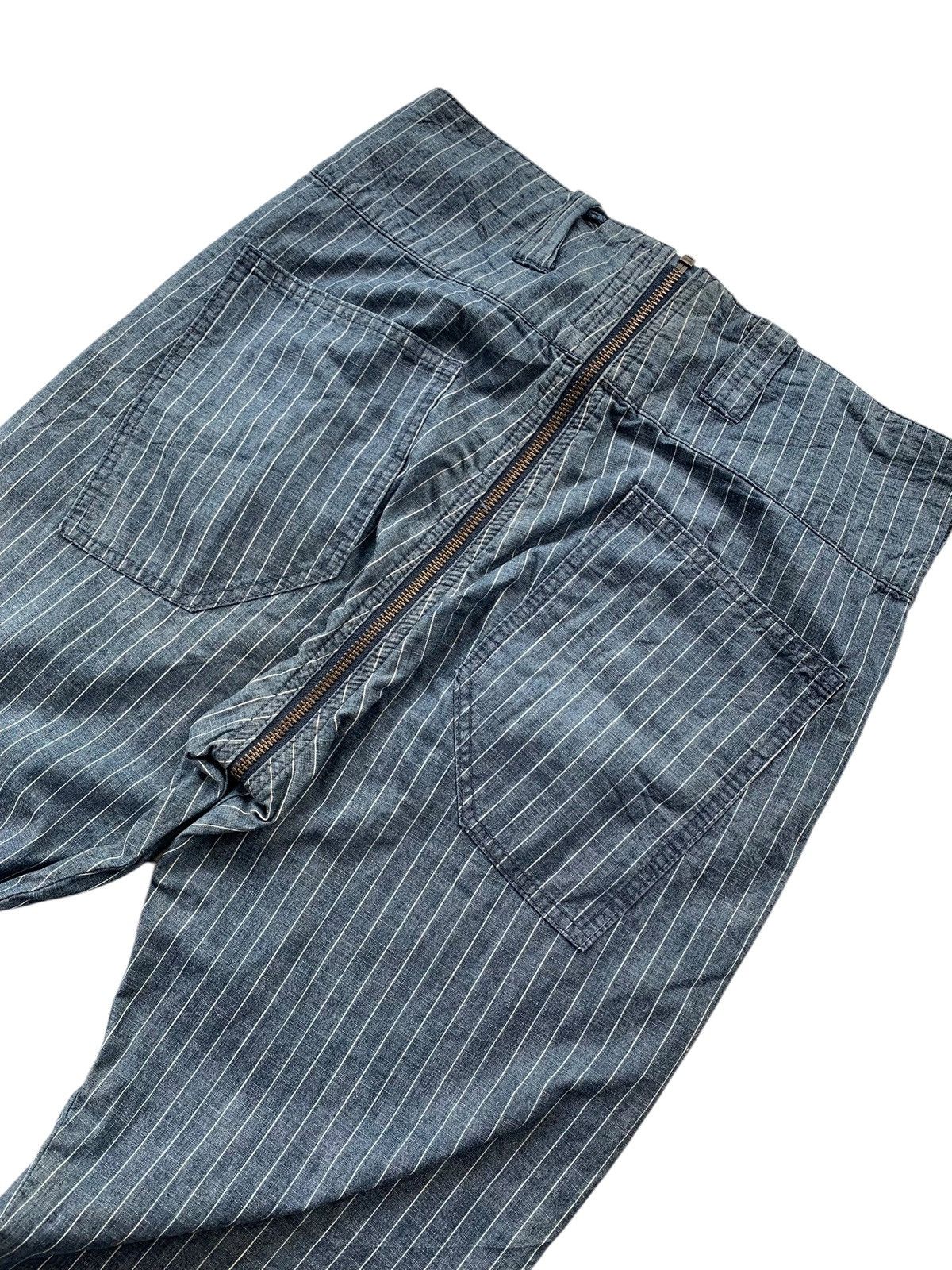Japanese Brand Unique myc contrive striped japanese bootcut Size US 29 - 7 Thumbnail