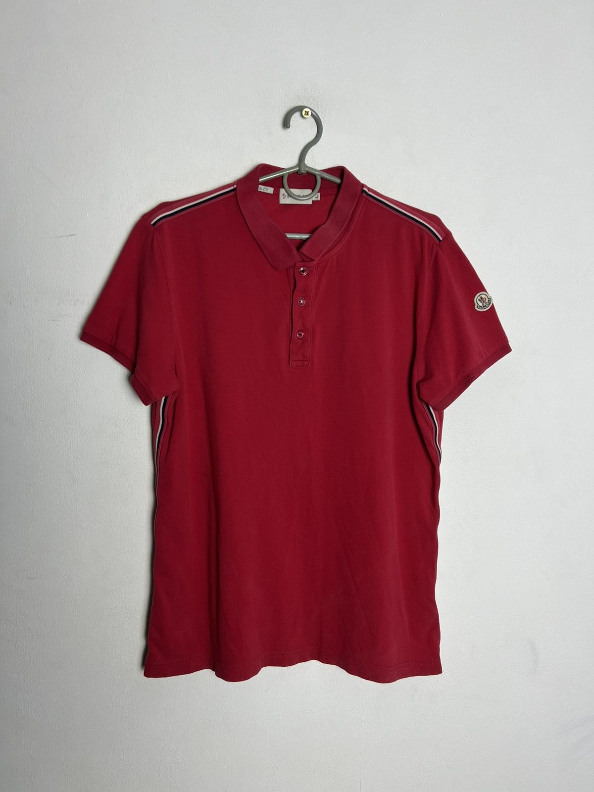 Moncler Moncler Polo T-Shirt Size US L / EU 52-54 / 3 - 1 Thumbnail
