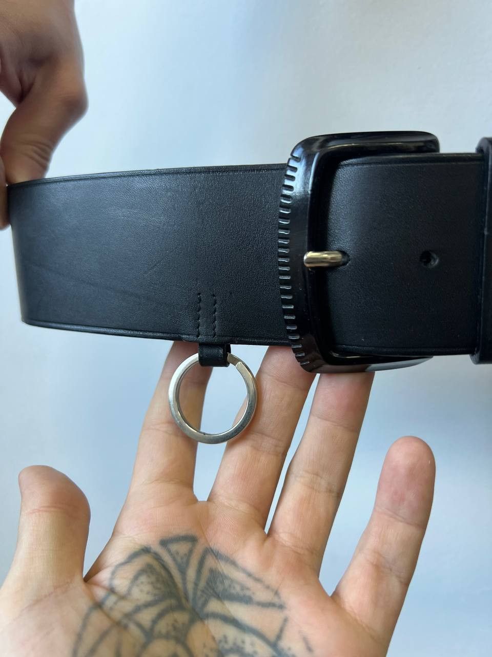Prada Prada Leather Belt Waist Dress Vintage Size ONE SIZE - 5 Thumbnail