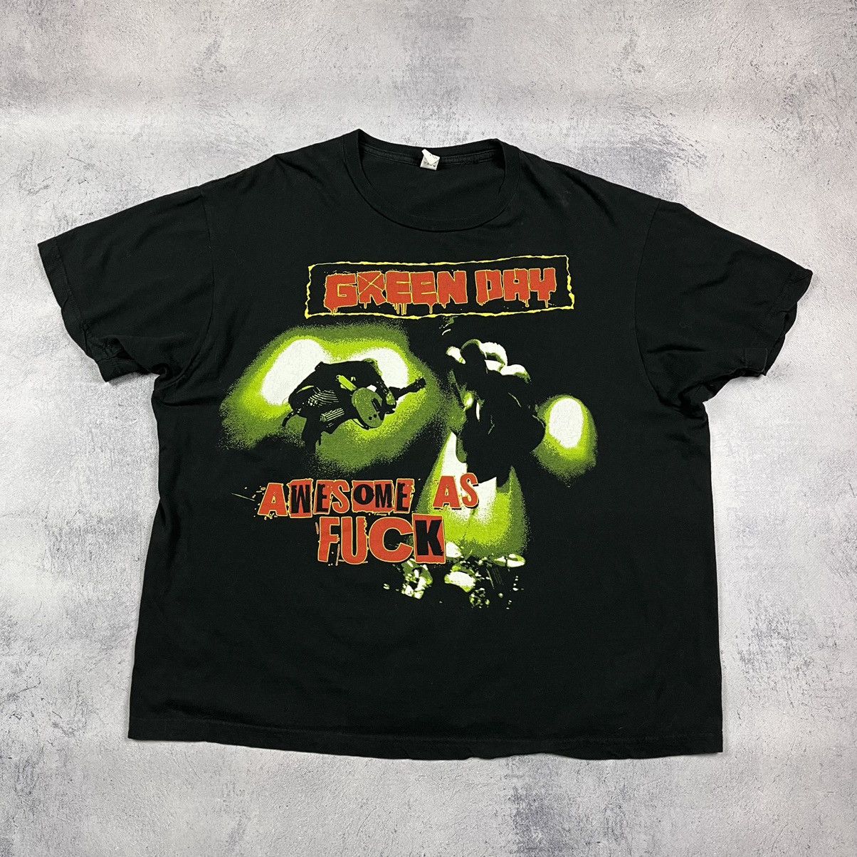 Vintage Vintage Green Day awesome as fuck rock band tee 90’s Size US L / EU 52-54 / 3 - 2 Preview
