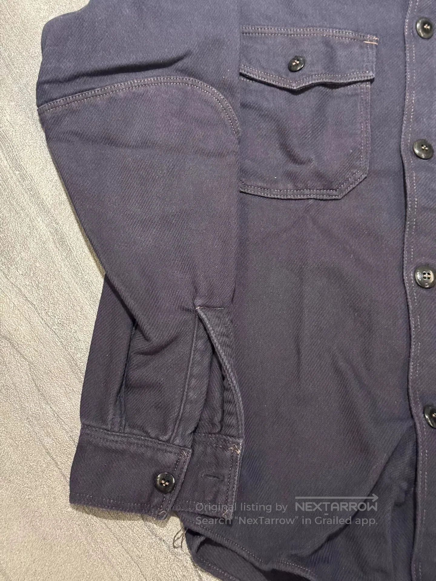 Freewheelers Freewheelers Thick Shirt in Dark Blue. Size US M / EU 48-50 / 2 - 2 Thumbnail