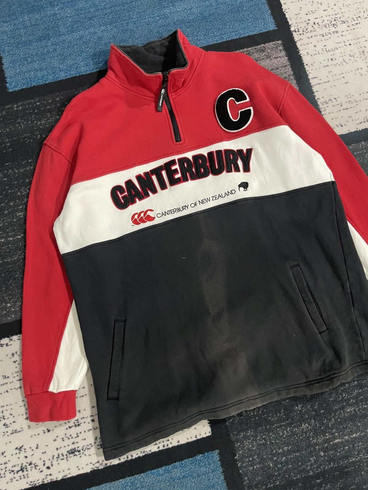 Canterbury of New Zealand Vintage Canterbury Of New Zealand Half Zipper Size US L / EU 52-54 / 3 - 4 Thumbnail