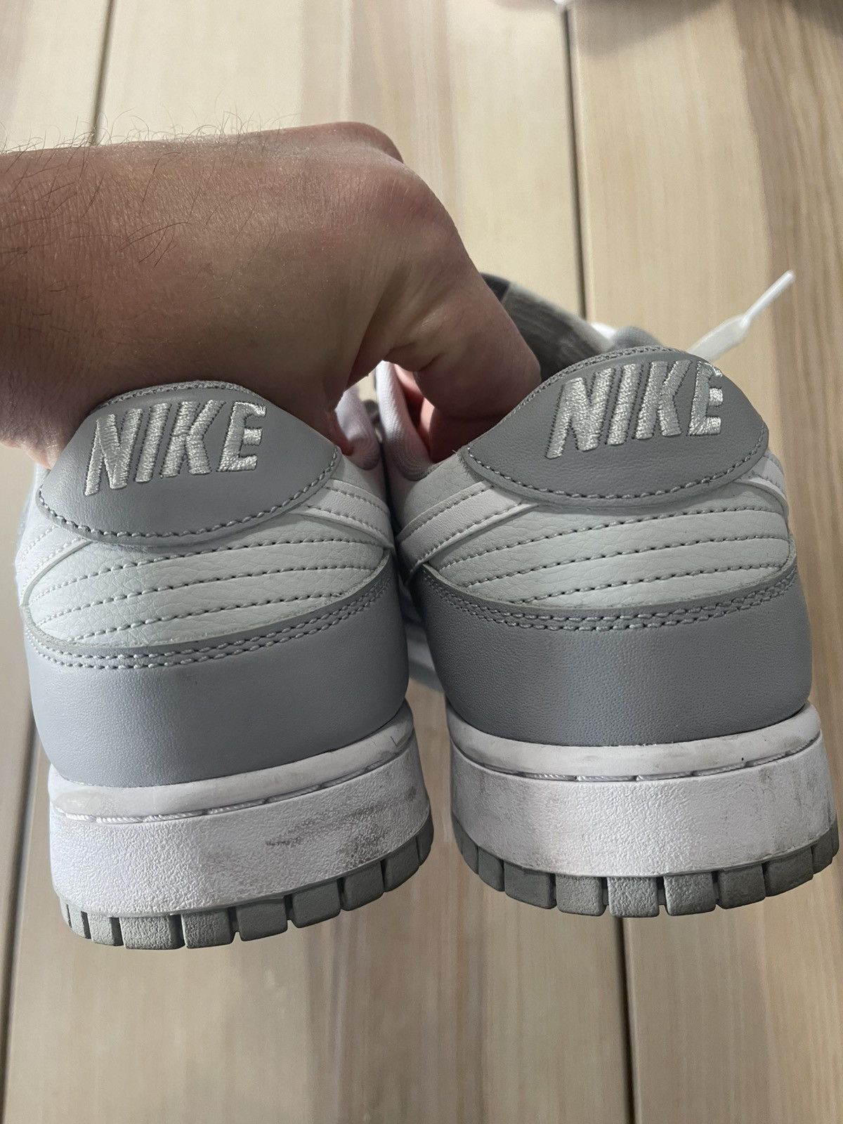 Nike Nike Dunk Low “Pure Platinum” Wolf Grey Shoes DJ6188-001 Size US 13 / EU 46 - 5 Thumbnail