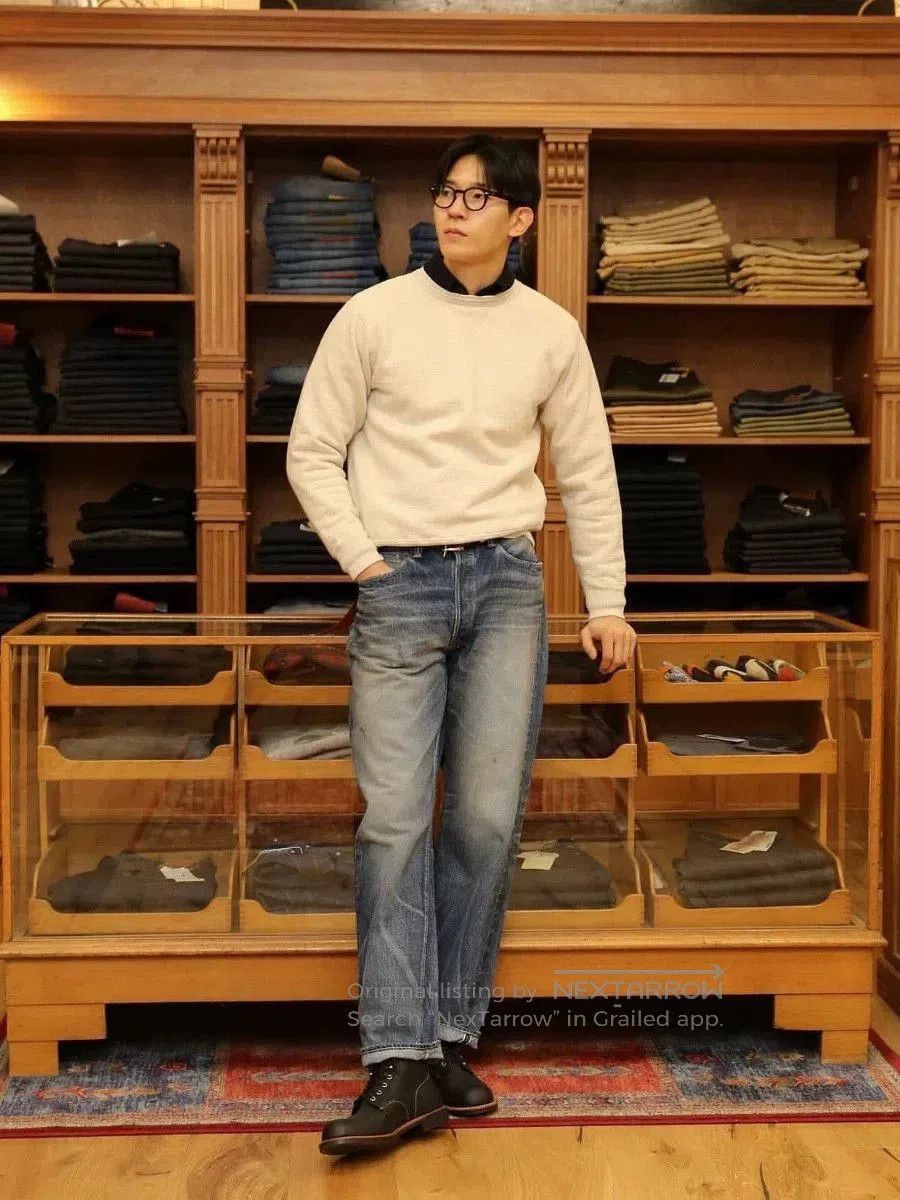 Full Count & Co. FULLCOUNT 15.5oz Washed Vintage Jeans. Size US 33 - 4 Thumbnail