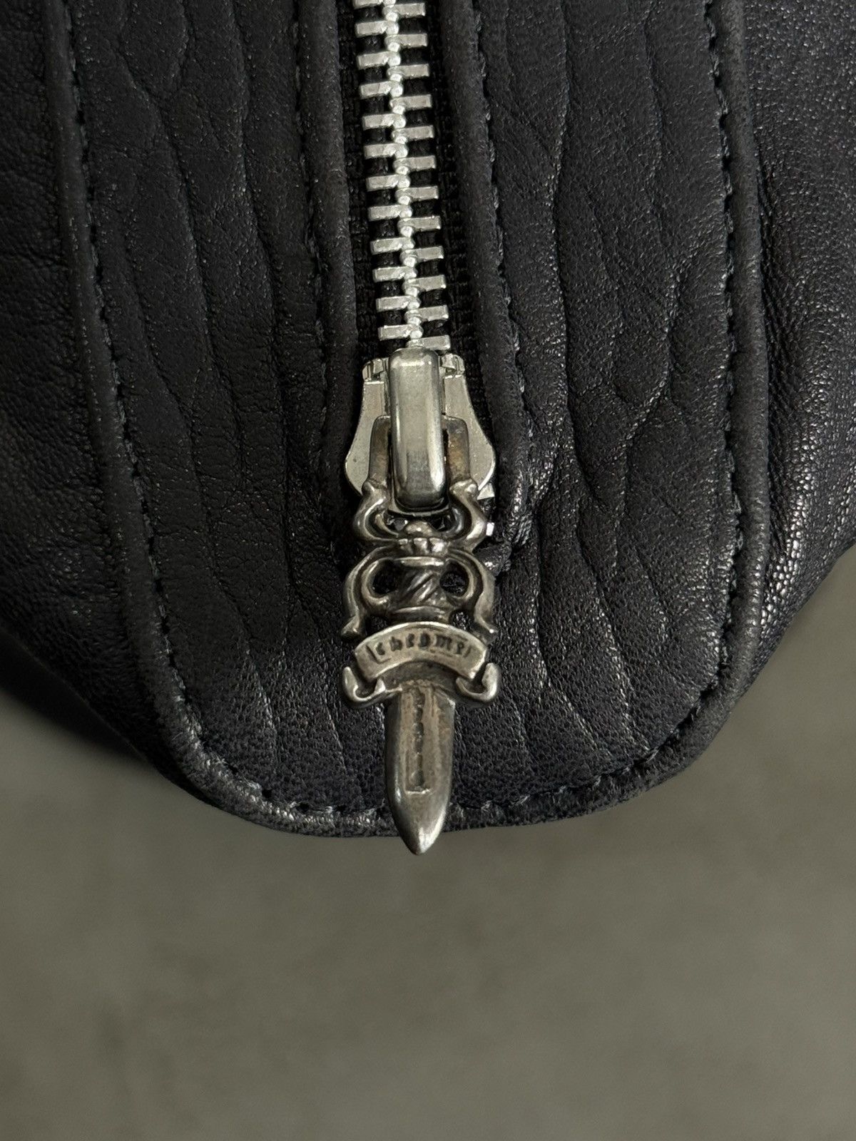 Chrome Hearts Rare 90s - Big Dagger Embellished Leather Duffle Bag Size ONE SIZE - 10 Thumbnail