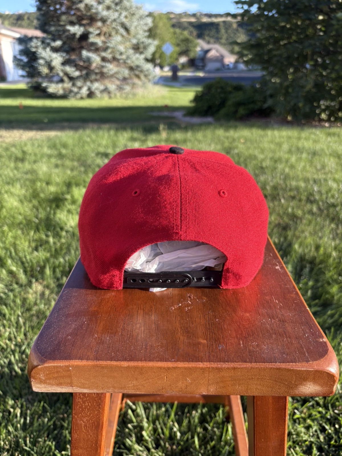 47 Brand Chicago Blackhawks NHL ’47 Snapback Hat Red Black Vintage Size ONE SIZE - 3 Thumbnail