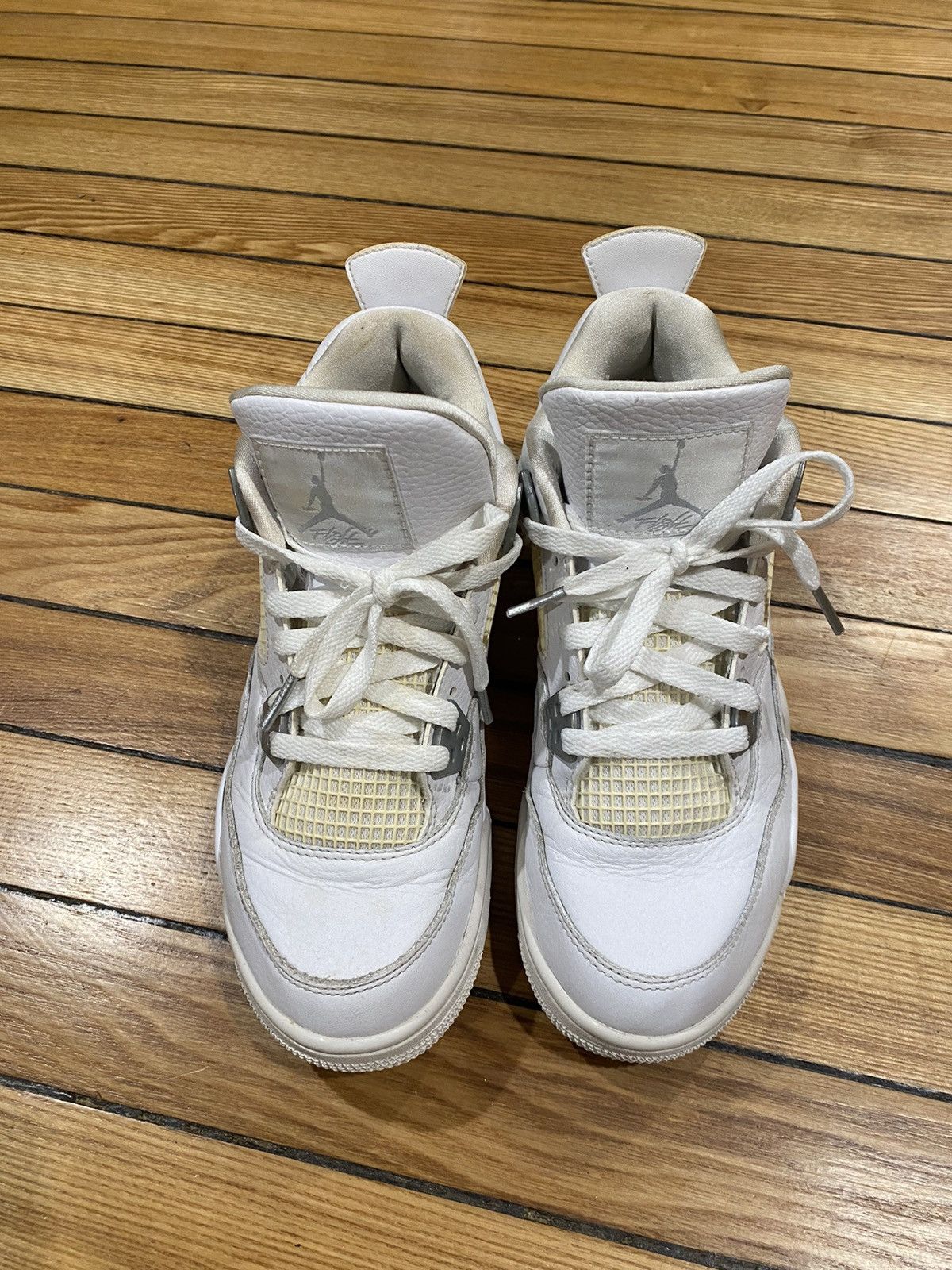 Jordan Brand × Nike × Vintage “Pure money” Jordan retro 4 6Y Size US 6 / EU 39 - 4 Thumbnail