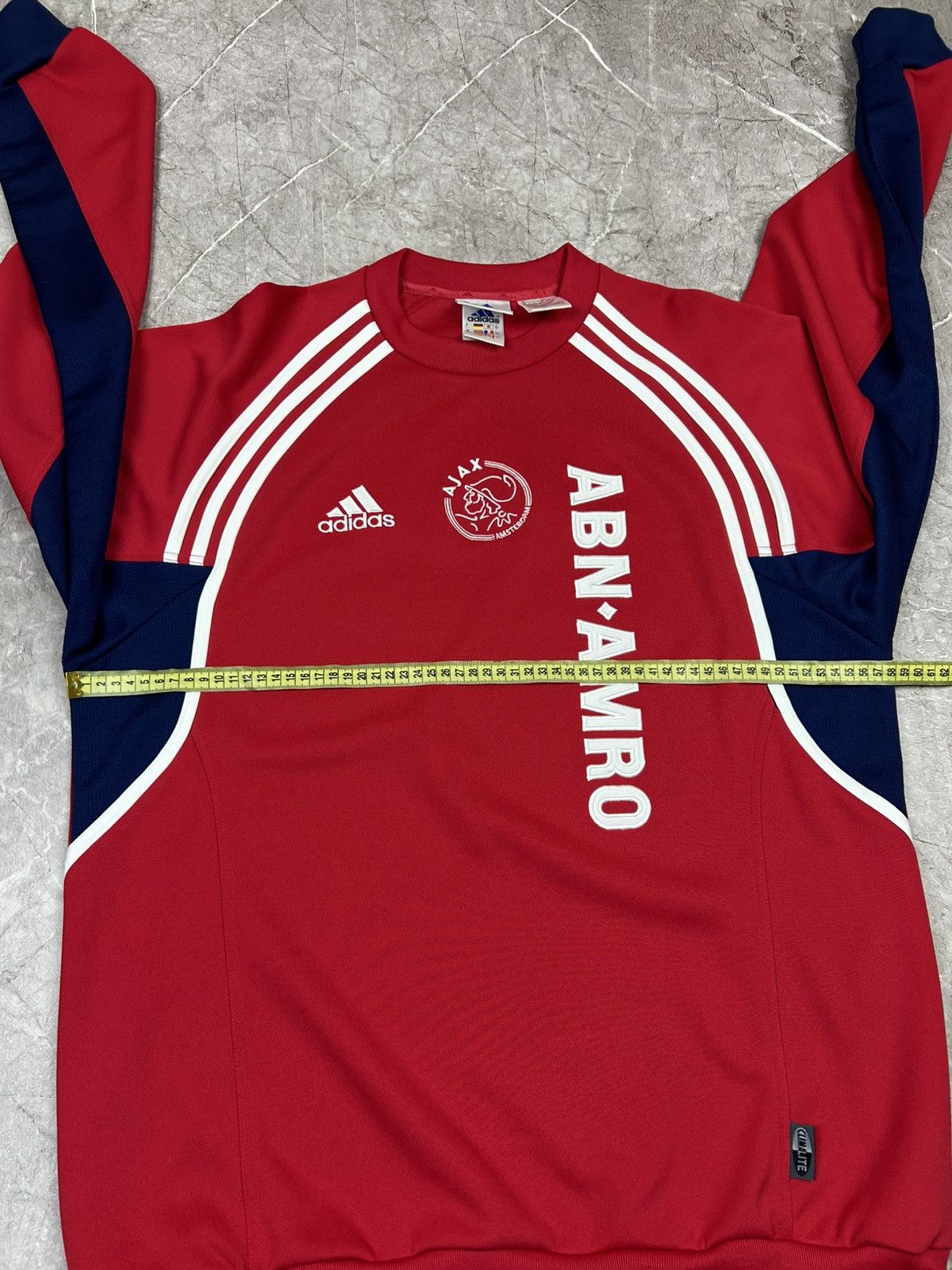 Adidas Vintage 90s Adidas Ajax Amsterdam Football Sweatshirt Soccer Size US L / EU 52-54 / 3 - 13 Thumbnail
