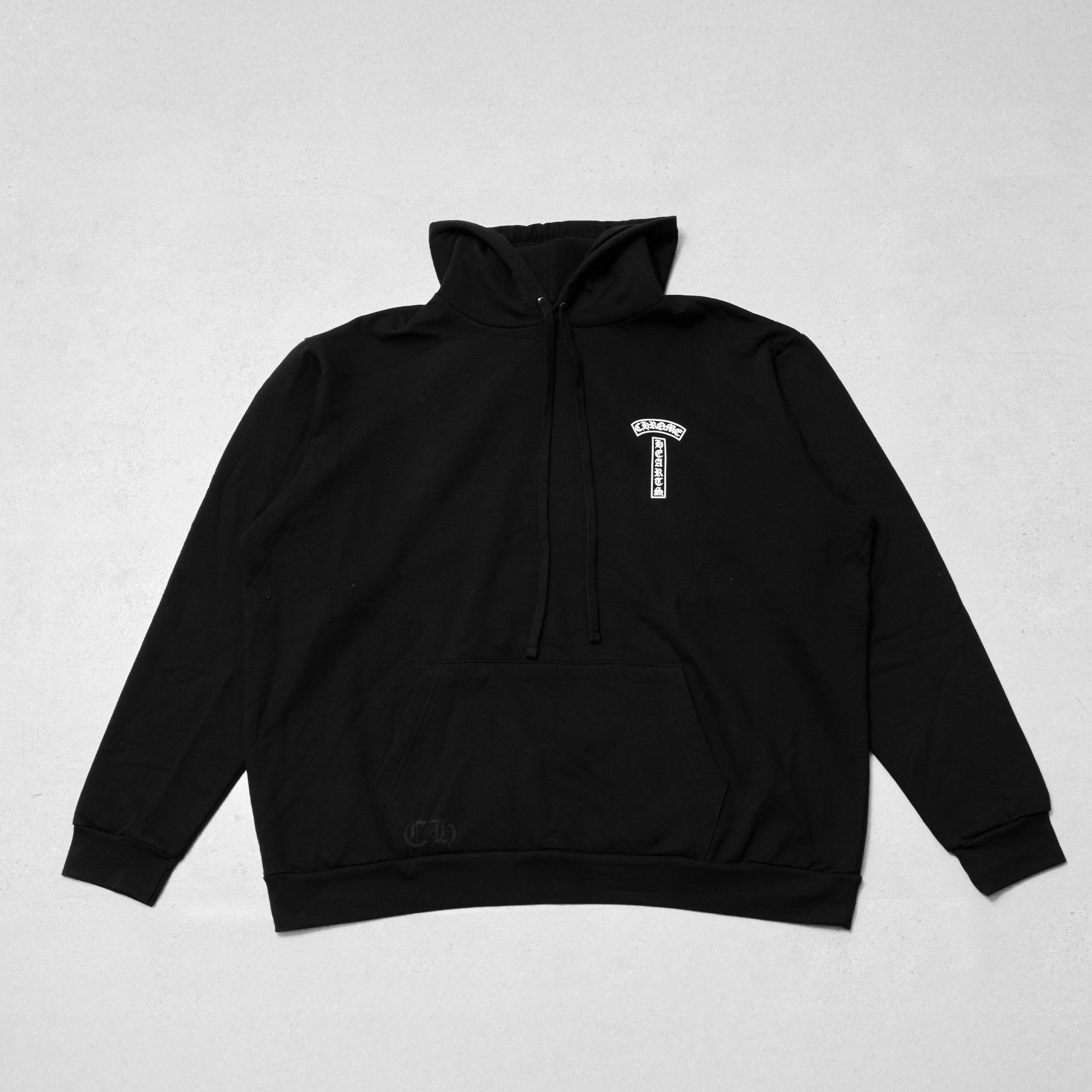 Chrome Hearts CHROME HEARTS USA Script Logo Black Pullover Hoodie Size US XXL / EU 58 / 5 - 2 Thumbnail