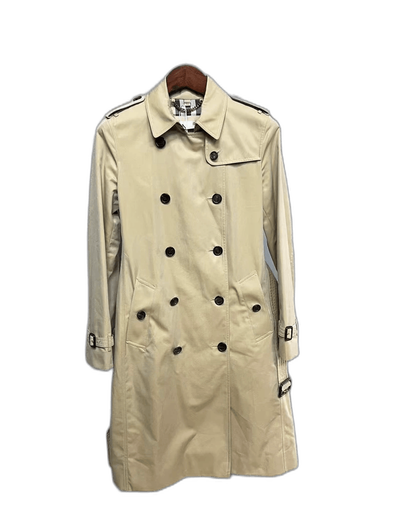 Burberry Burberry Check Pattern Trench Coat UK10 Size US M / EU 48-50 / 2 - 1 Thumbnail