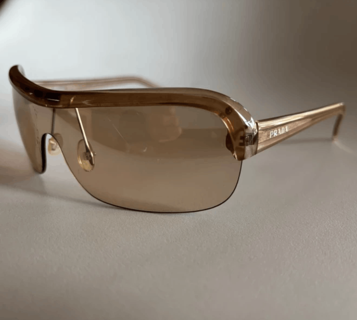 Prada PRADA Sunglasses SPR Sport Symbol Wrap Shield Mask RI875 Size ONE SIZE - 2 Thumbnail
