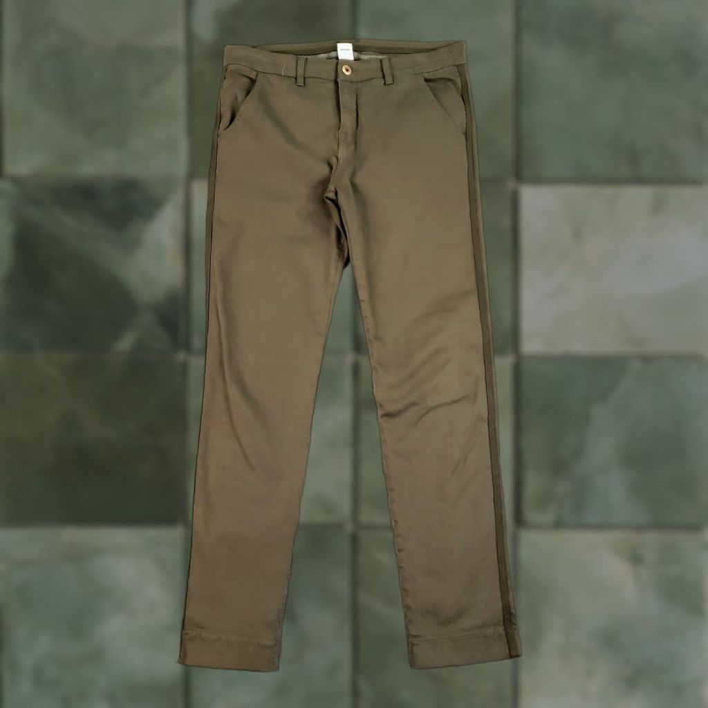 Vintage VINTAGE NSF The Wallace Pants Womens 28 DRAB Green Mid-Rise Ankle Trousers Made in USA Size 28" / US 6 / IT 42 - 1 Thumbnail