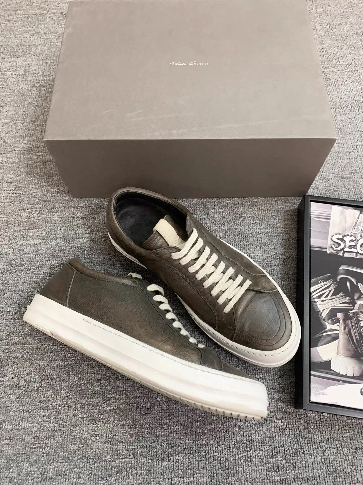 Rick Owens Rick Owens 20FW Mainline Vintage Low "Vans" K34 Size US 10 / EU 43 - 4 Thumbnail