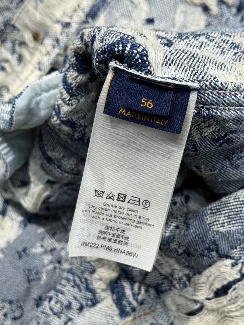 Louis Vuitton Louis Vuitton Show style plant flower destruction denim ja Size US XL / EU 56 / 4 - 9 Thumbnail