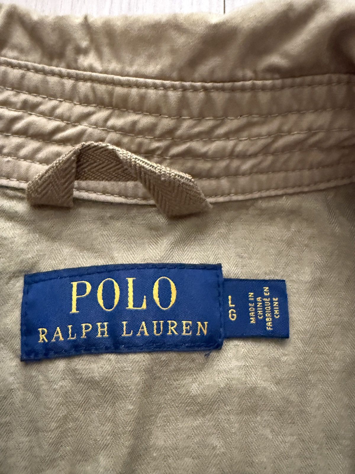 Polo Ralph Lauren Cotton Twill Jacket Size US L / EU 52-54 / 3 - 2 Thumbnail