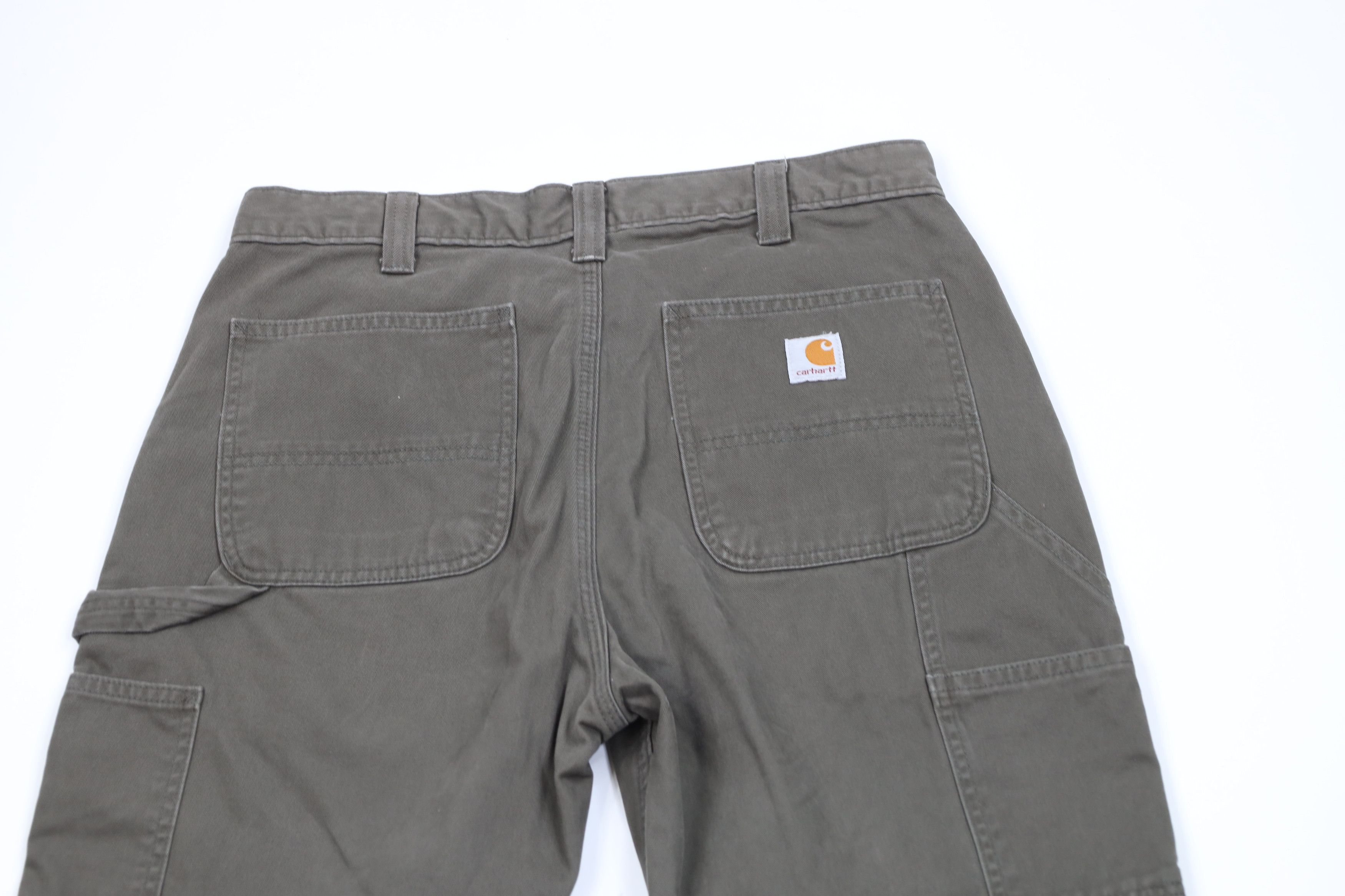 Carhartt Vintage Y2K Carhartt Spell Out Wide Leg Dungaree Chino Pants Size US 34 / EU 50 - 11 Thumbnail