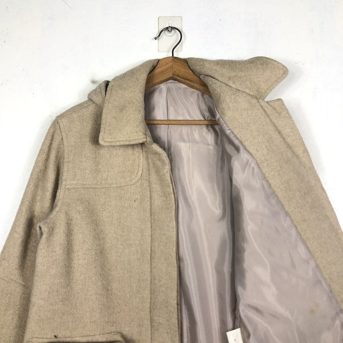 Japanese Brand × Vintage 📌PILE OF TRASH WOOL BIKER JACKET 3D POCKET Size US M / EU 48-50 / 2 - 13 Thumbnail