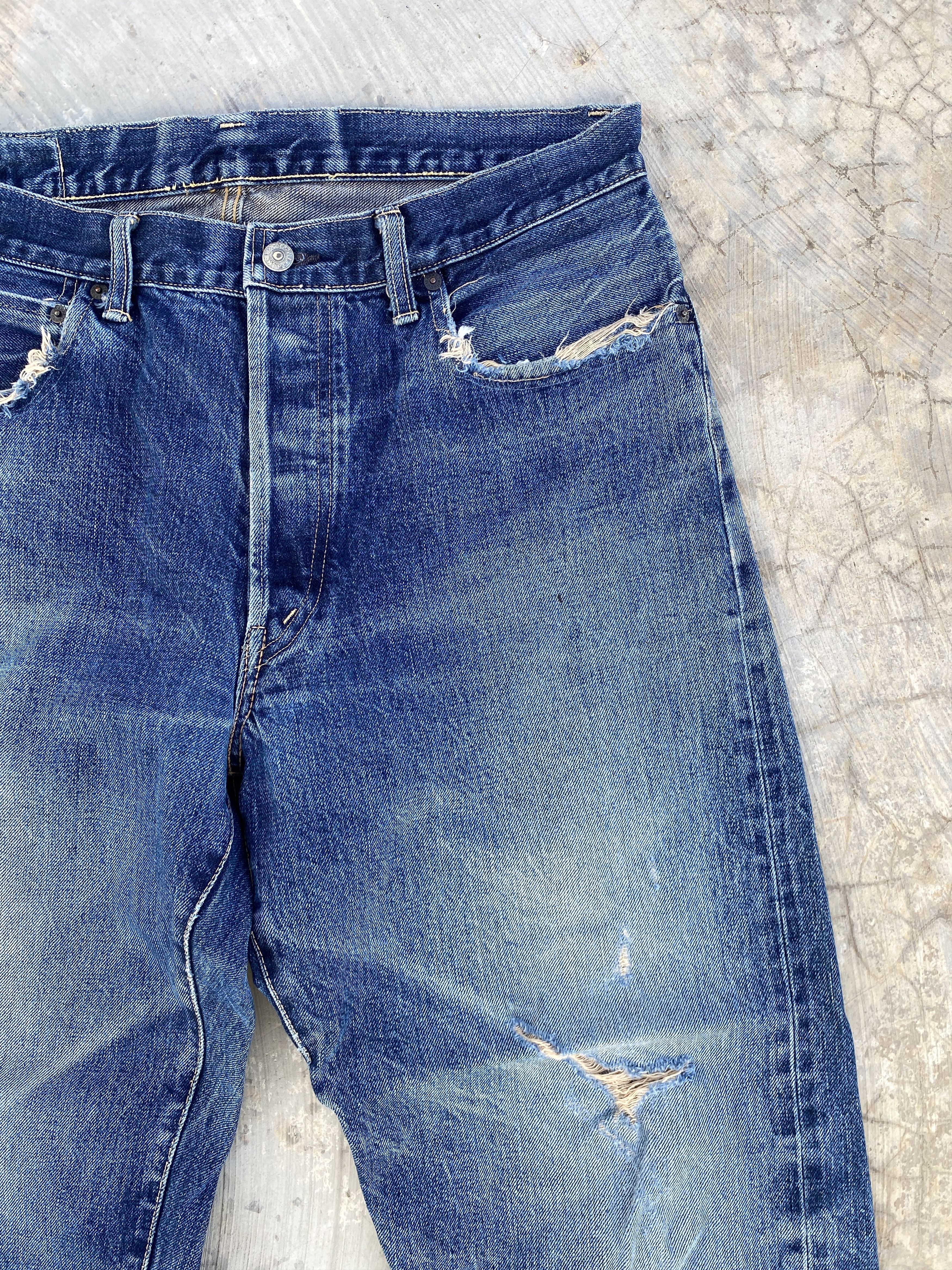 Blue Blue Japan Blue Blue by Hollywood Ranch Market Selvedge Jeans Size US 34 / EU 50 - 3 Thumbnail