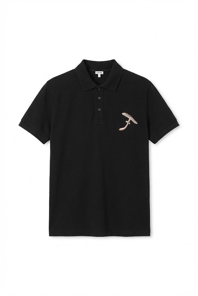 Loewe Mushroom embroidery polo Size US M / EU 48-50 / 2 - 1 Thumbnail