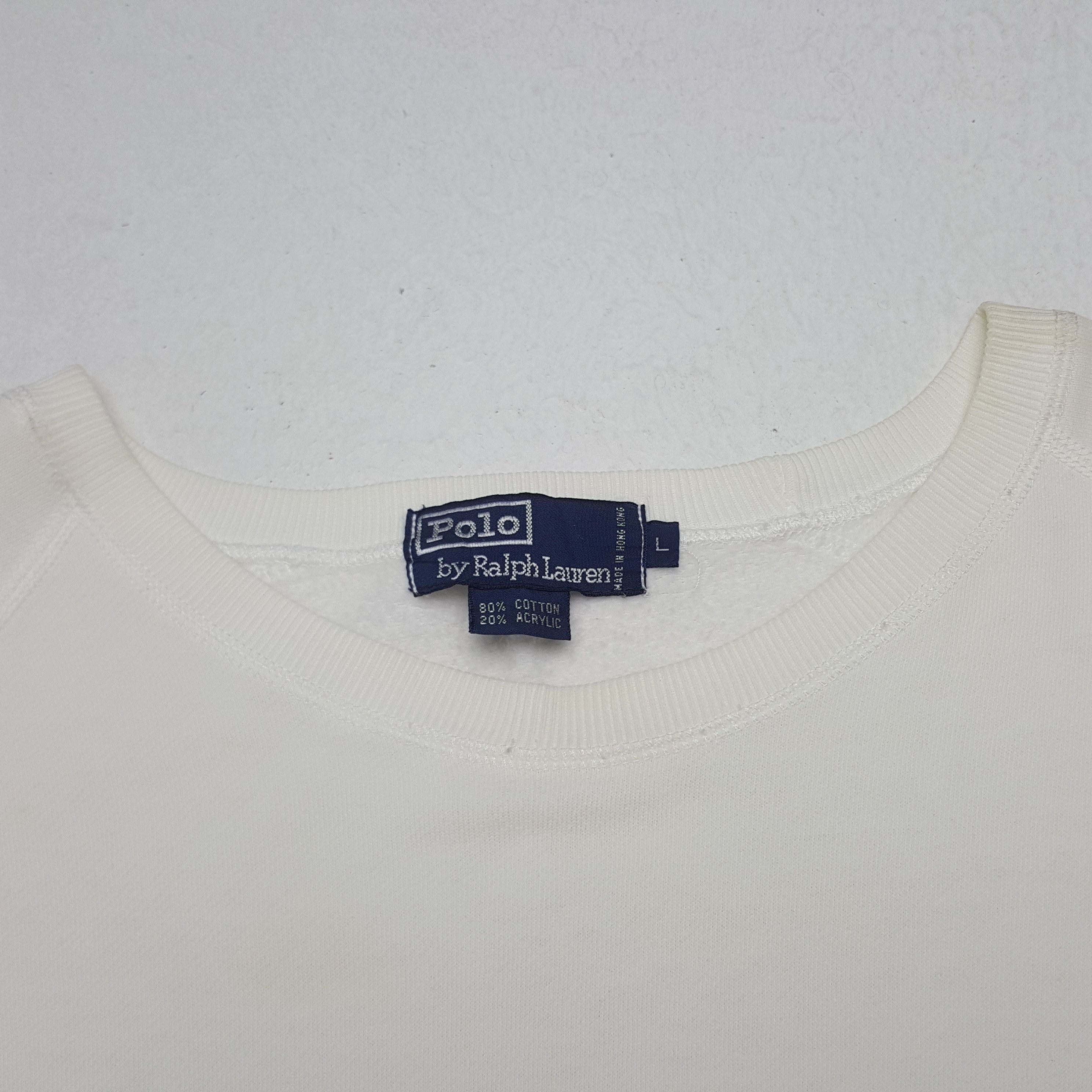 Polo Ralph Lauren × Vintage Vintage Polo USA American USA Flag Sweatshirt Size US XXL / EU 58 / 5 - 4 Thumbnail