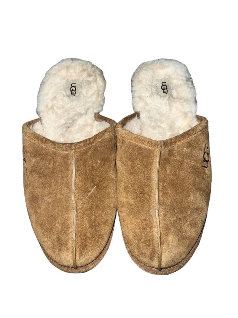 Men's UGG Scuff Slippers Size 14 Brown
