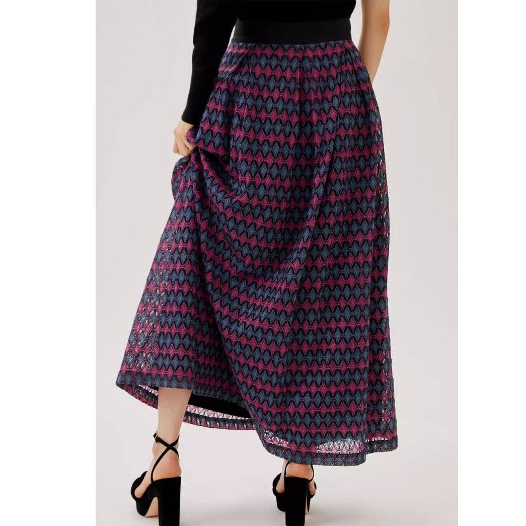 Anthropologie New Anthropologie Let Me Be Textured Maxi Skirt $160 SMALL Size 28" / US 6 / IT 42 - 3 Thumbnail