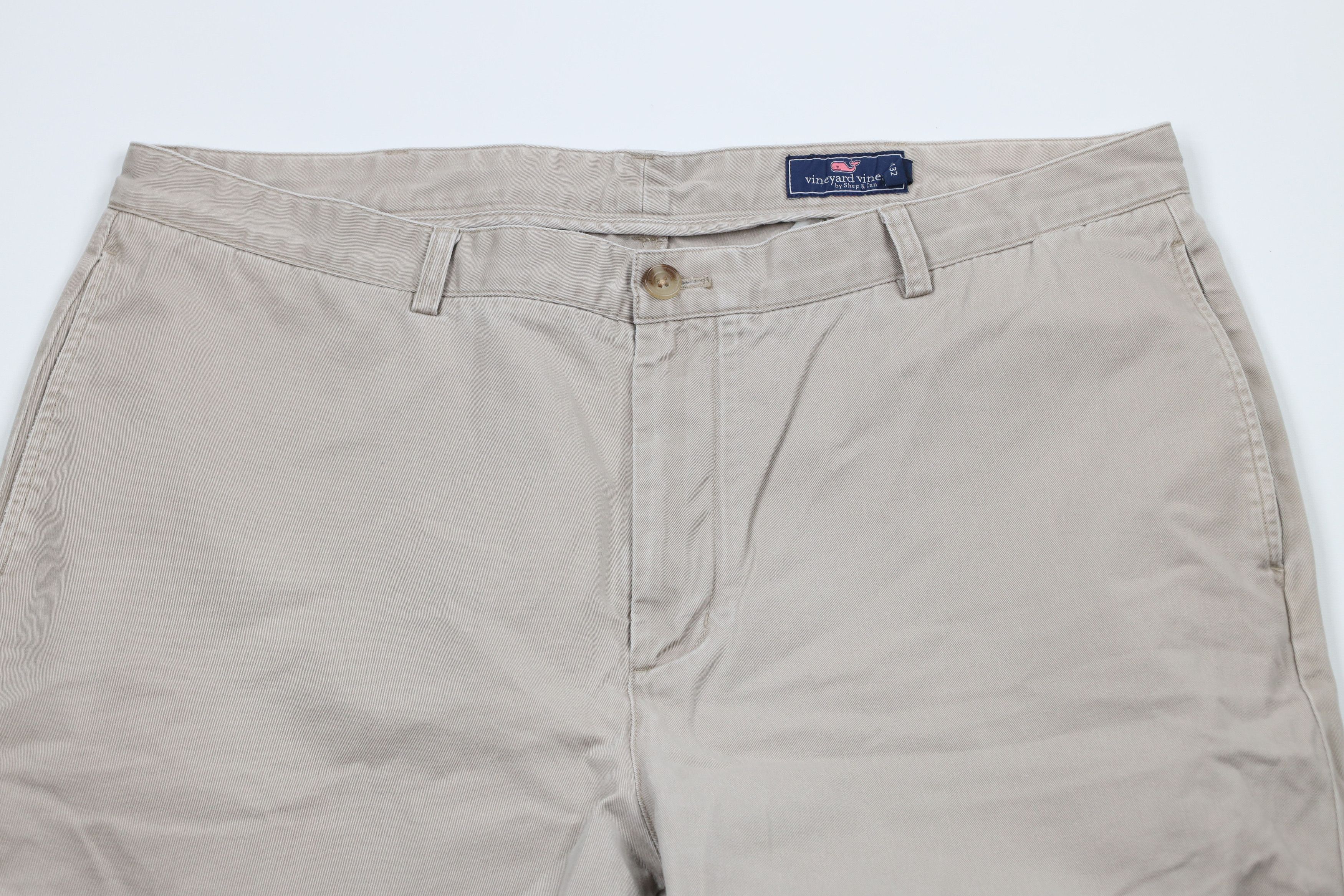 Vineyard Vines × Vintage Vineyard Vines Wide Leg Club Chino Pants Beige Cotton Size US 40 / EU 56 - 2 Thumbnail