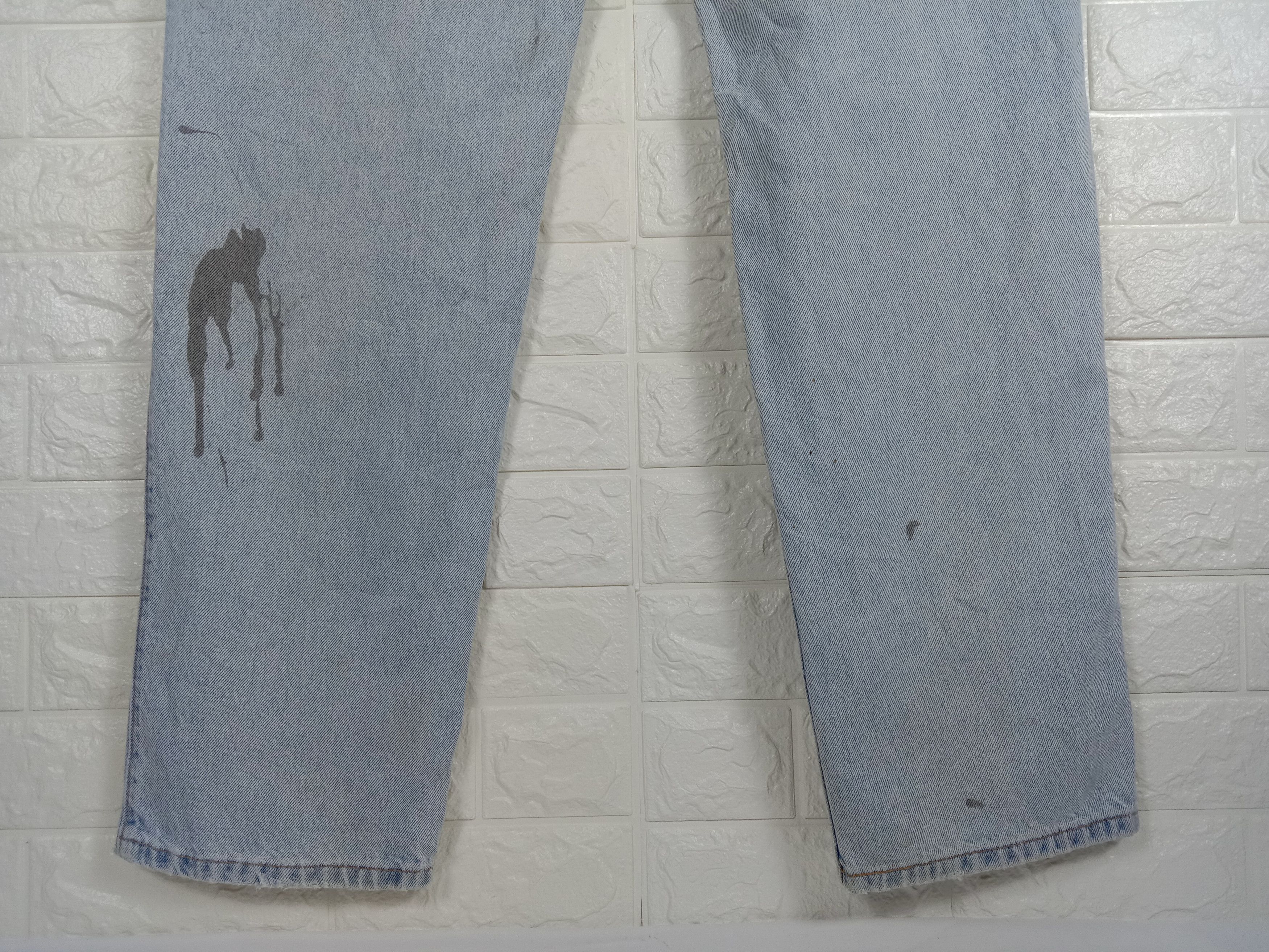 Levi's Vintage 90s Levi’s 540 Jeans Light Wash Distressed Denim Size US 40 / EU 56 - 8 Thumbnail