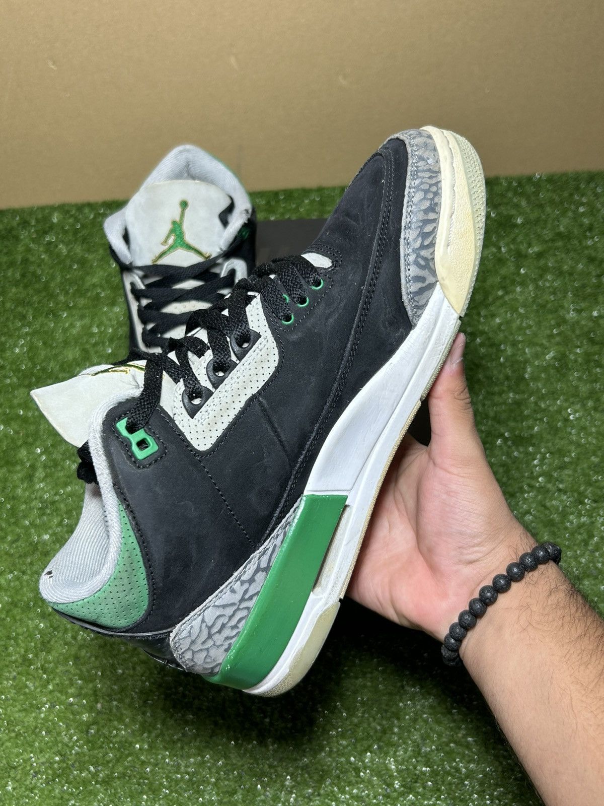 Jordan Brand Jordan 3 Pine Green Size US 8.5 / EU 41-42 - 4 Thumbnail