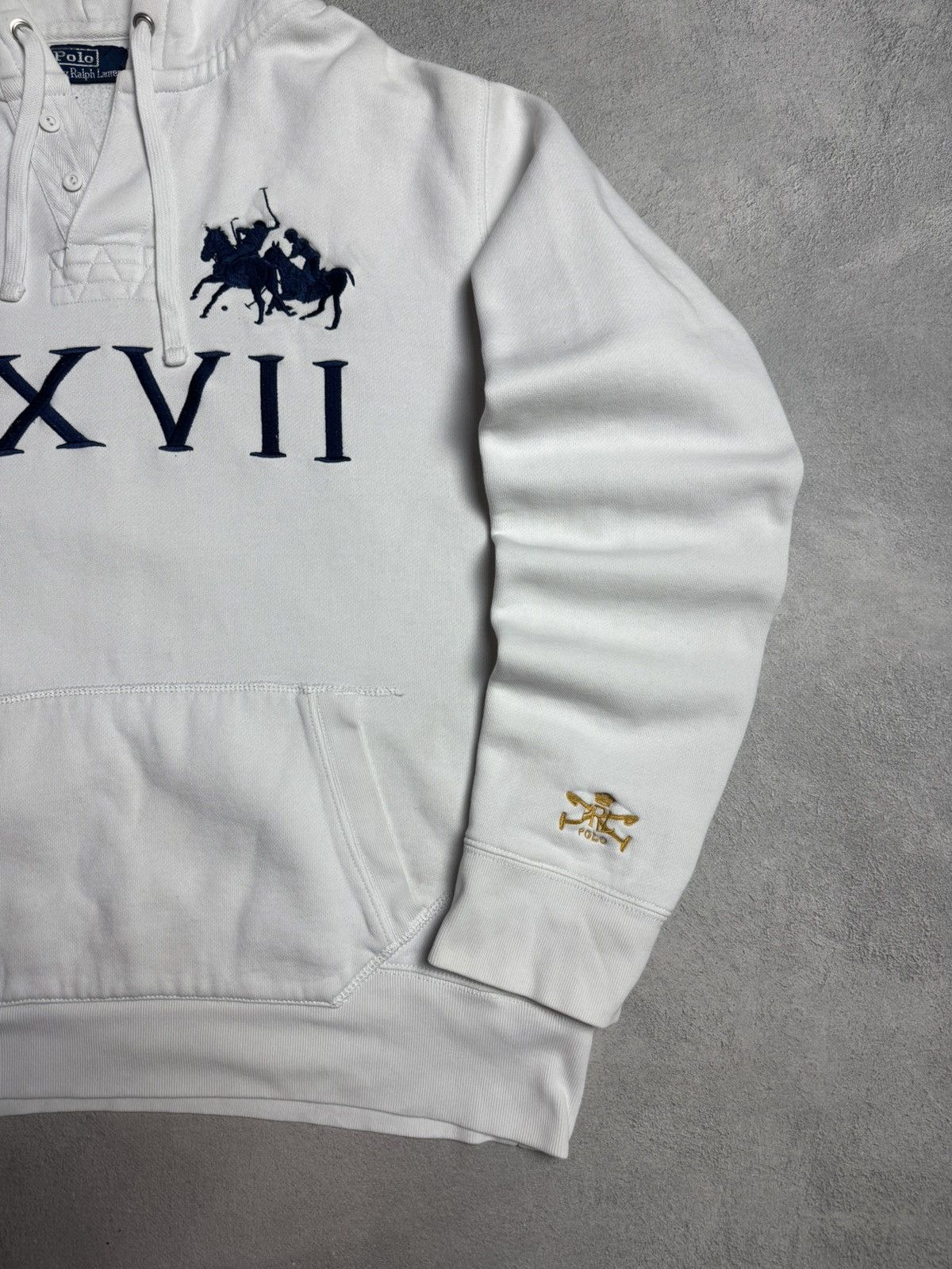Polo Ralph Lauren Polo Ralph Lauren VXVII #3 Big Pony Hoodie Rugby Size US XL / EU 56 / 4 - 6 Thumbnail