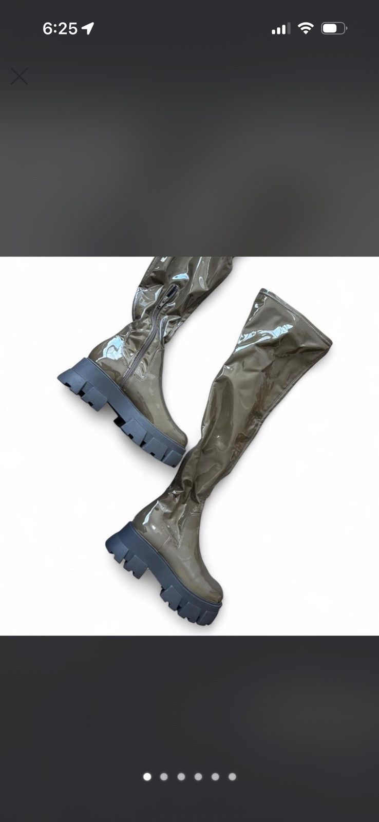 Aldo New Aldo grand mode high boots olive green size 6.5 Size US 6.5 / IT 36.5 - 1 Thumbnail