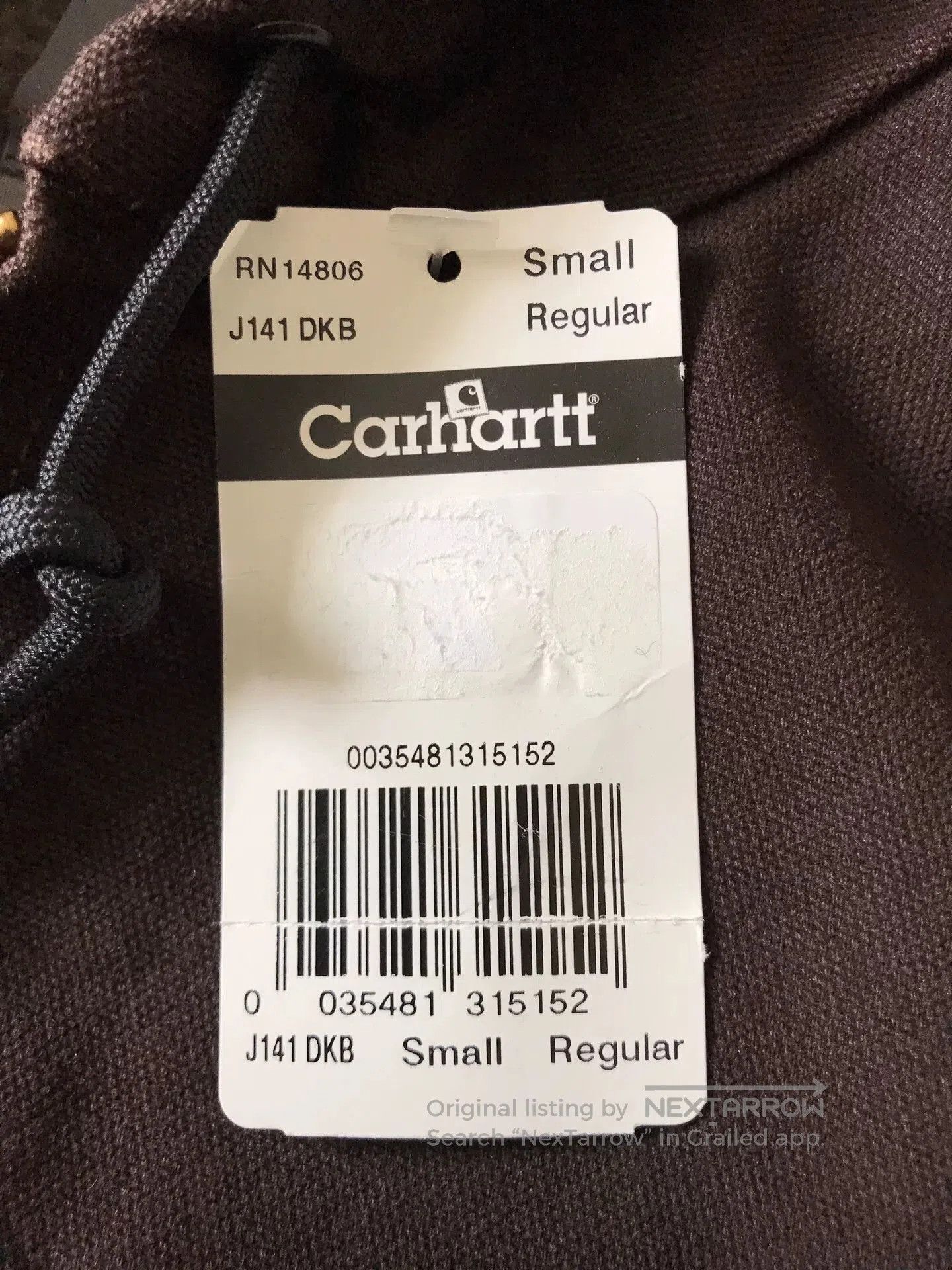 Carhartt Carhartt J141 Hooded Canvas Jacket. Size US S / EU 44-46 / 1 - 8 Thumbnail